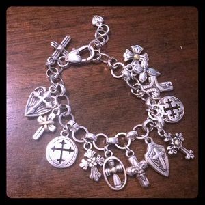 Brighton cross charm bracelet